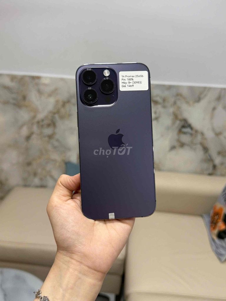 iPhone 14 Promax 256Gb quốc tế mỹ zin full pin 100. Mua bán Điện thoại tại Huyện Hóc Môn Tp Hồ Chí Minh được đăng bởi SIRI STORE HCM hình 1