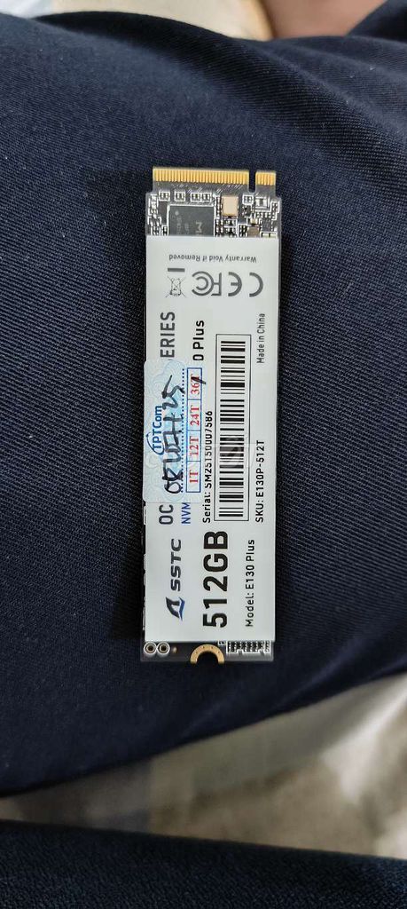 Ổ cứng SSD SSTC E130 Plus 512GB NVMe M.2 Gen 3x4. Mua bán Linh kiện (RAM, Card...) tại Thành phố Thủ Dầu Một Bình Dương được đăng bởi LE VAN Quang hình 1
