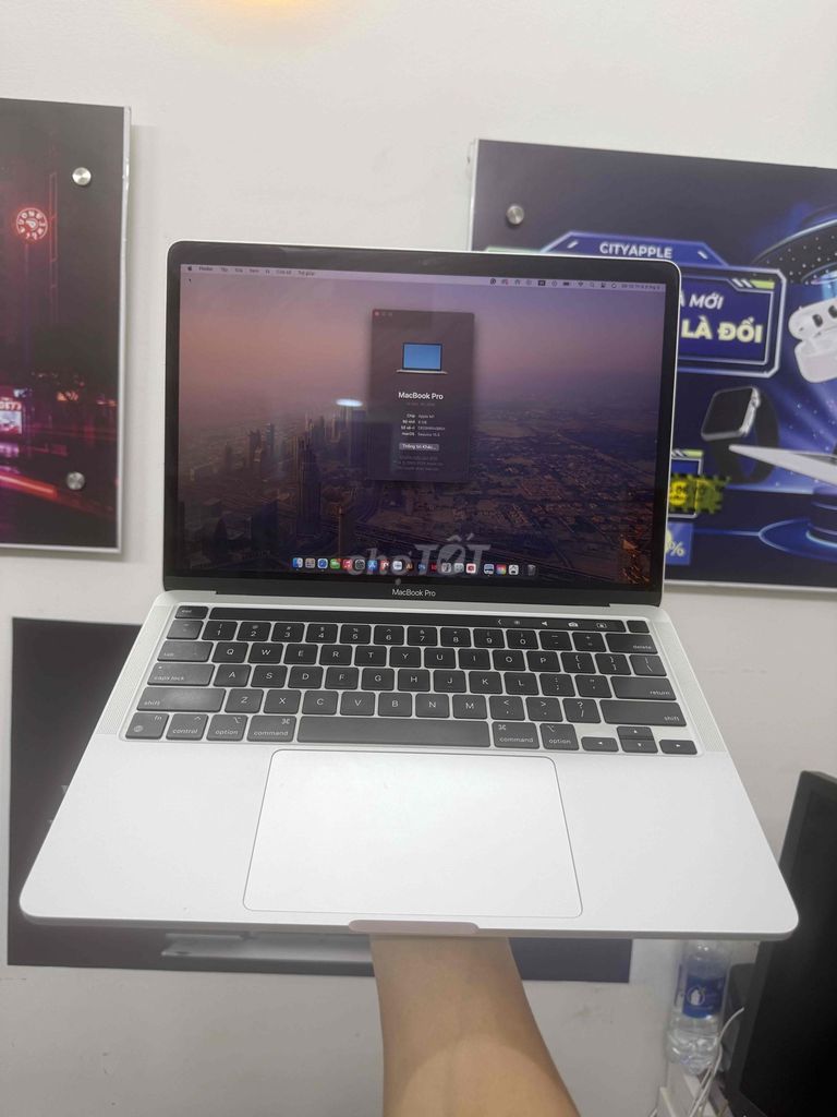 🌟 CỰC PHẨM ĐỒ HỌA: MACBOOK PRO M1 SILVER 512GB – G. Mua bán Laptop tại Quận Đống Đa Hà Nội được đăng bởi CITYAPPLE hình 1