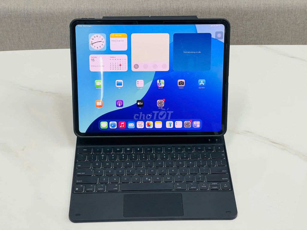 Apple iPad Pro M4 13 inch 256GB Bạc 5G có Keyboard. Mua bán Máy tính bảng tại Quận Hải Châu Đà Nẵng được đăng bởi Your Phone hình 1