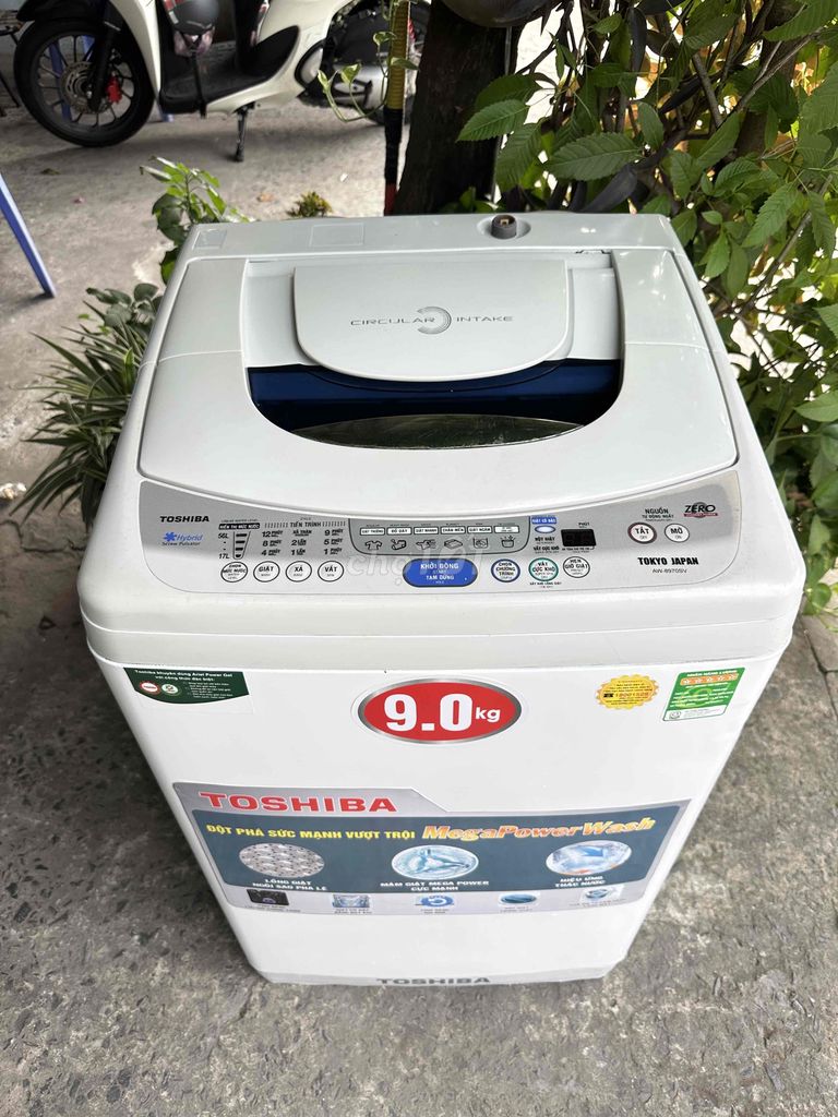 Máy Giặt Toshiba 9kg.giặt êm.vắt khô.freeship