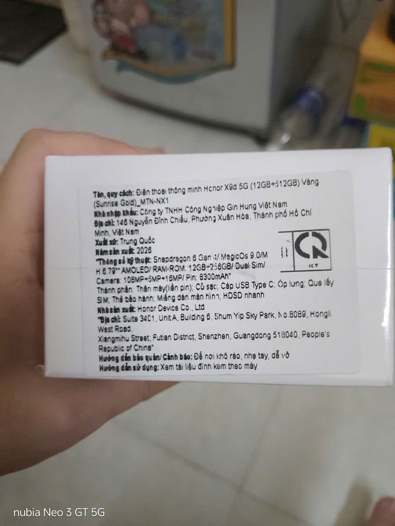 Honor X9d 5G 12GB/512GB Vàng. Mua bán Điện thoại tại Quận Tân Bình Tp Hồ Chí Minh được đăng bởi Trình hình 1