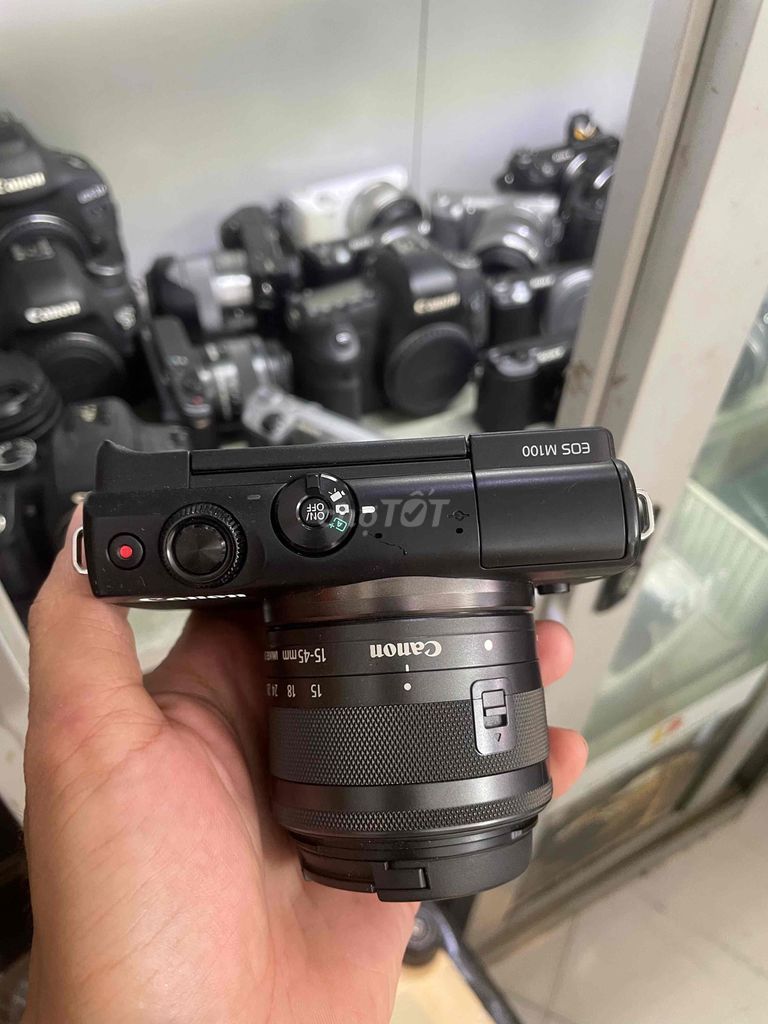Máy ảnh Canon EOS M100 Đen APS-C Full HD kèm kít. Mua bán Máy ảnh, Máy quay tại Quận Thanh Xuân Hà Nội được đăng bởi Mua bán giao lưu các Dòng máy ảnh giá tốt hình 1