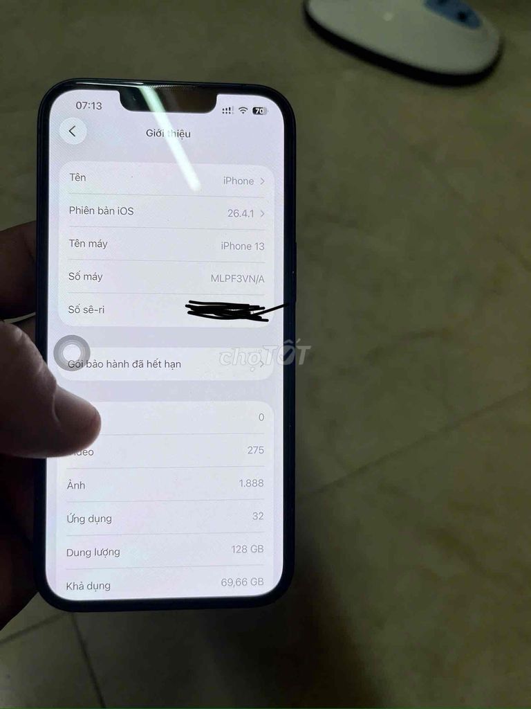 Apple iPhone 13 128GB 85%. Mua bán Điện thoại tại Thành phố Thanh Hóa Thanh Hóa được đăng bởi Tu Le hình 1