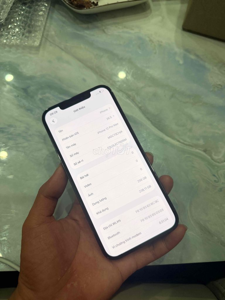 Apple iPhone 12 Pro Max 256GB Xám. Mua bán Điện thoại tại Quận Ngũ Hành Sơn Đà Nẵng được đăng bởi Nghĩa  hình 1