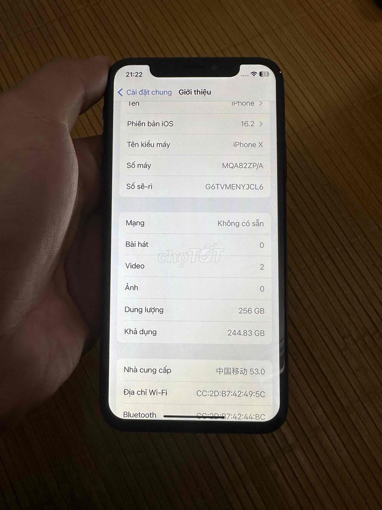 Apple iPhone X 256GB Đen. Mua bán Điện thoại tại Quận Nam Từ Liêm Hà Nội được đăng bởi Ngọc Đoài Hà hình 1