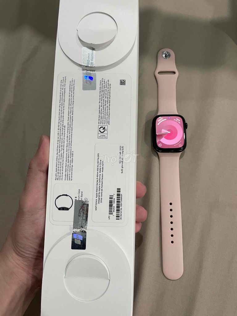 Apple Watch Series 8 GPS 45mm Đen