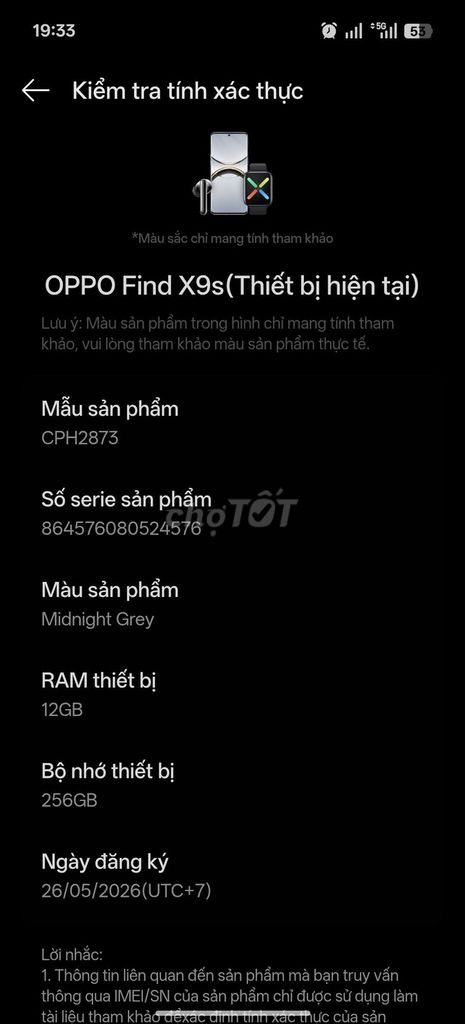 OPPO Find X9s 256GB Xám. Mua bán Điện thoại tại Thành phố Vị Thanh Hậu Giang được đăng bởi nguyễn văn nam hình 1
