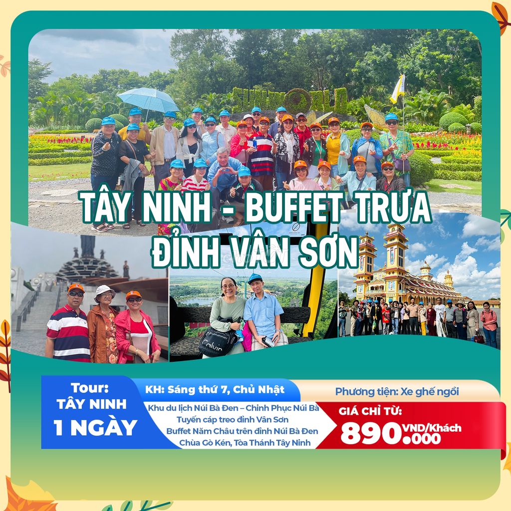 Tour Tây Ninh Buffet 1N | Du Lịch Phong Cách Việt