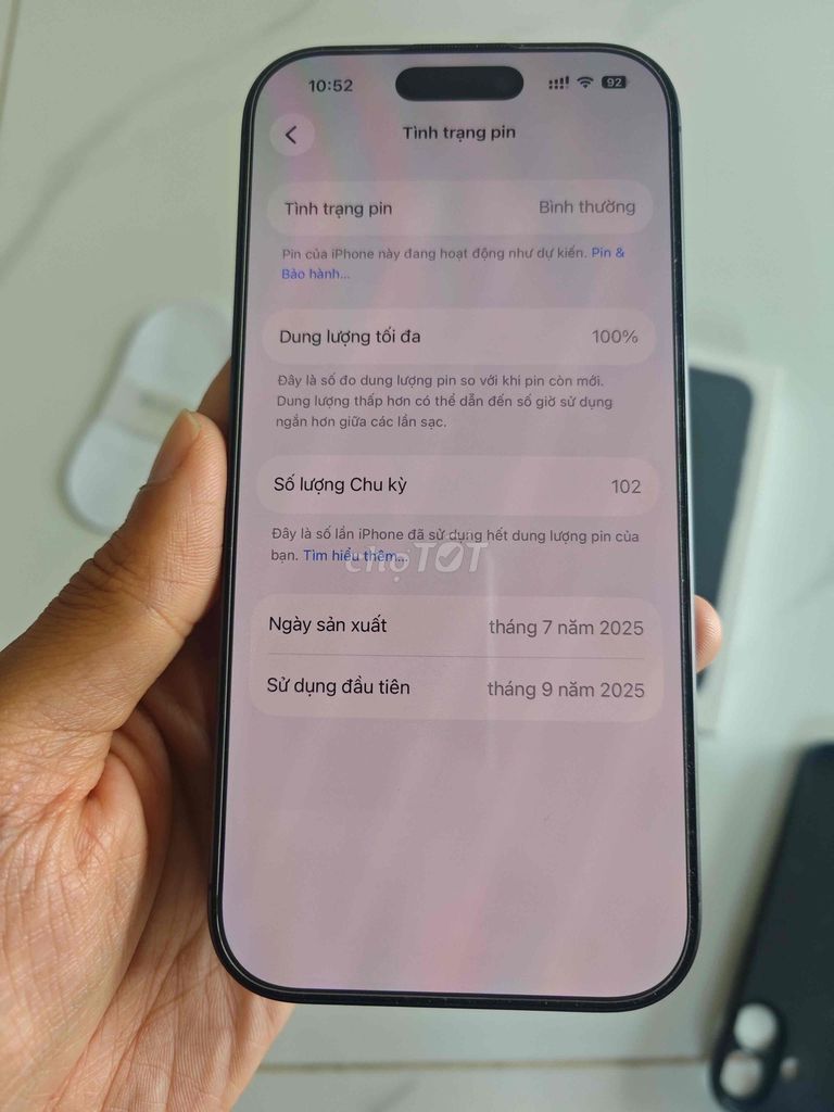 Apple iPhone 17 256GB Đen Như mới. Mua bán Điện thoại tại Huyện Tân Châu Tây Ninh được đăng bởi Lê Thành Nho hình 1