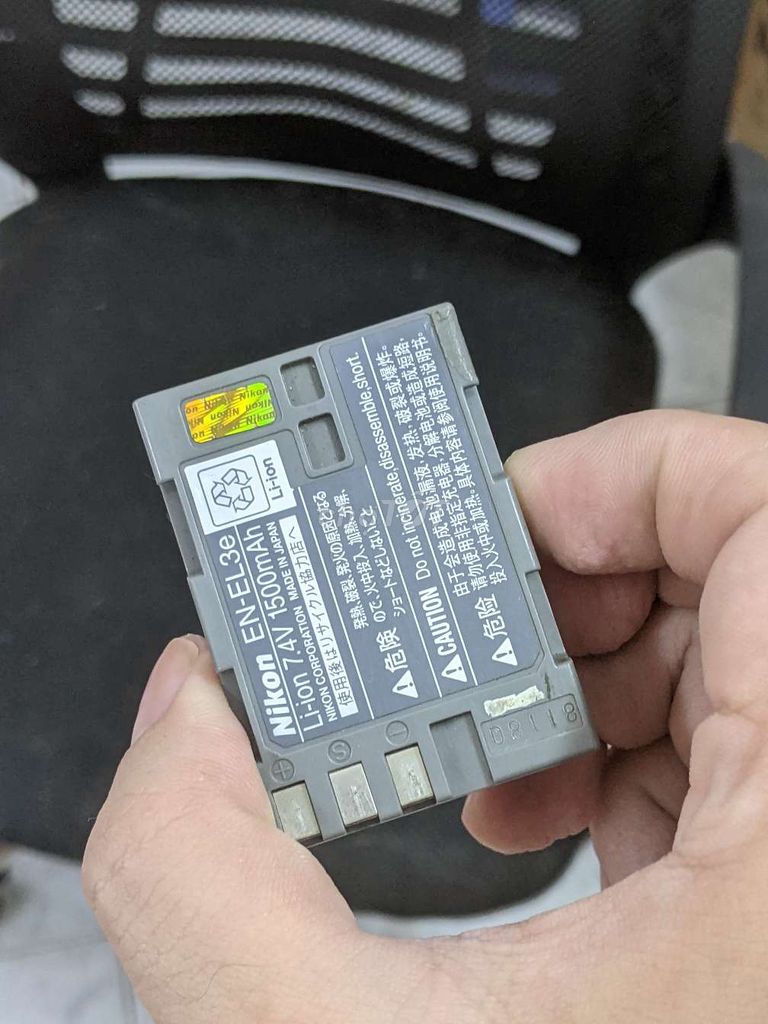 Pin máy ảnh Nikon EN-EL3e. Mua bán Phụ kiện (Màn hình, Chuột...) tại Quận 5 Tp Hồ Chí Minh được đăng bởi Anh Tuấn hình 1