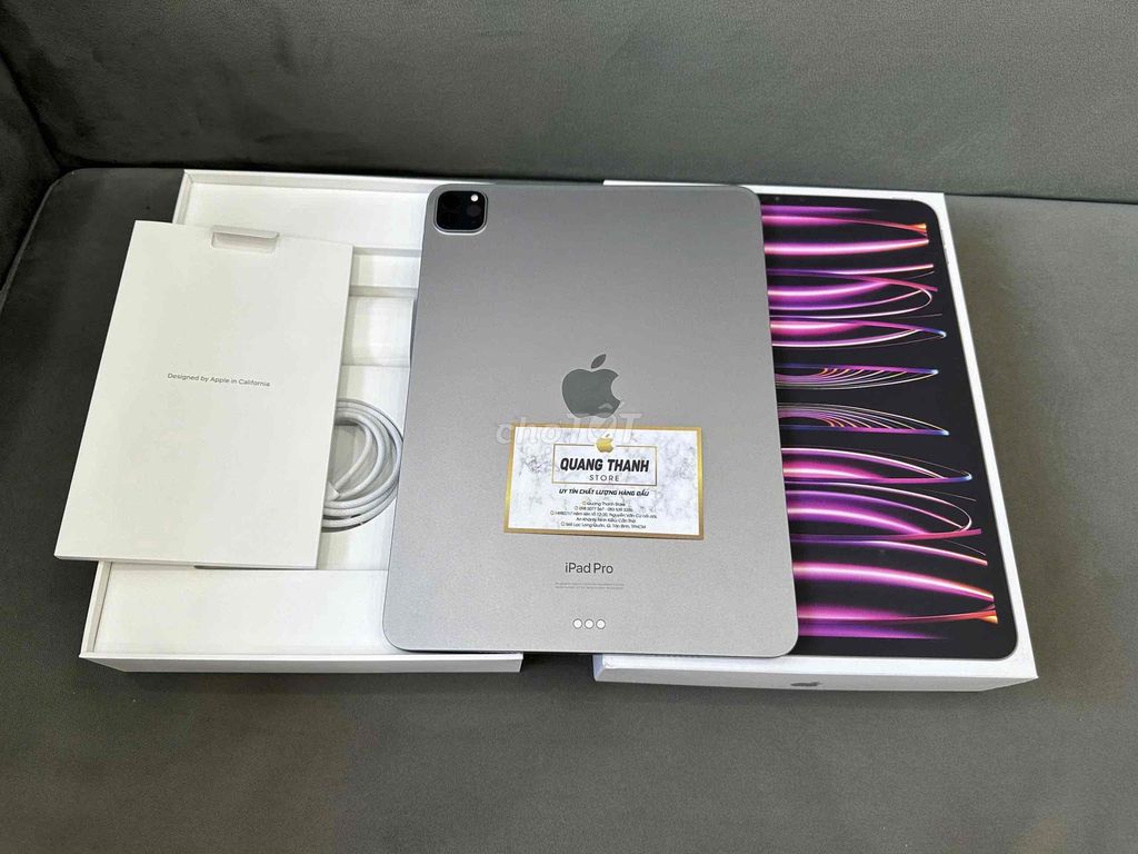 iPad Pro M2-256gb Việt Nam! fullbok đẹp 99%