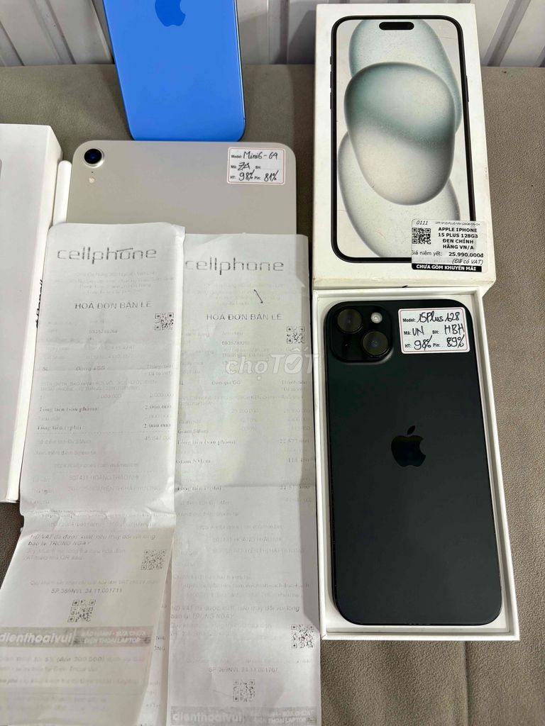 Apple iPhone 15 Plus 128GB Đen CellphoneS Fullbox. Mua bán Điện thoại tại Quận Đống Đa Hà Nội được đăng bởi Quý Hoàng hình 1