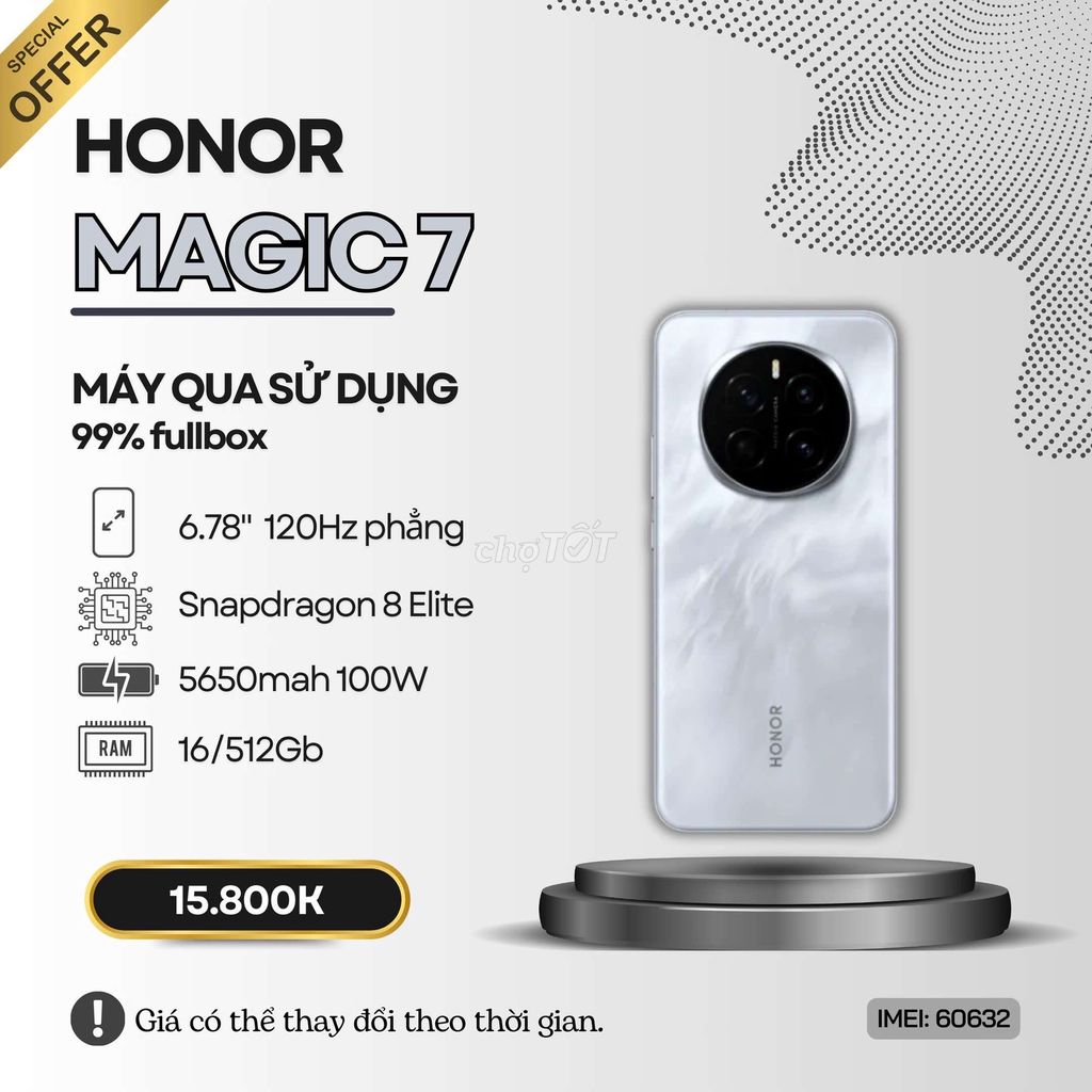 ⭐HONOR MAGIC 7 16+512 FULLBOX