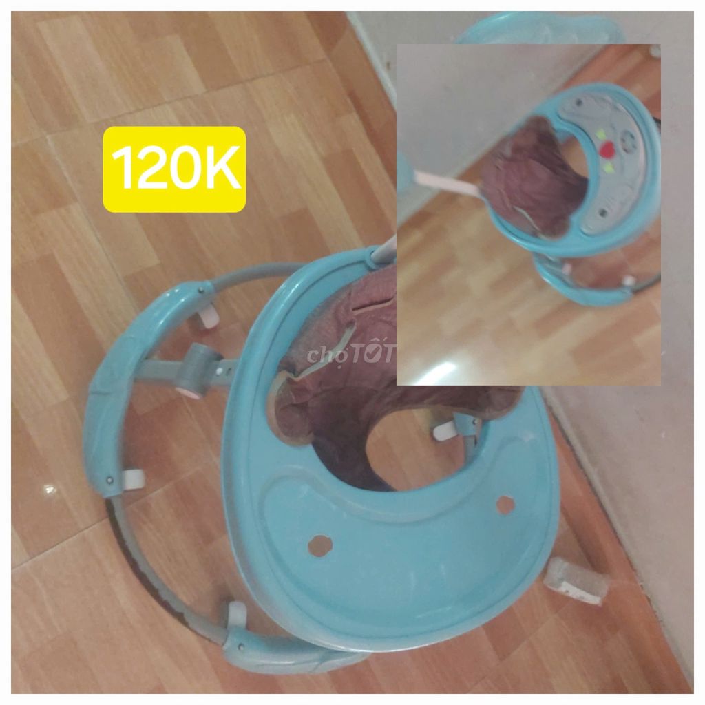 Ghế tập đi Xanh có nhạc đã sử dụng. Mua bán Mẹ và bé tại Thành phố Thủ Đức Tp Hồ Chí Minh được đăng bởi Ngoc chau Phan le hình 1