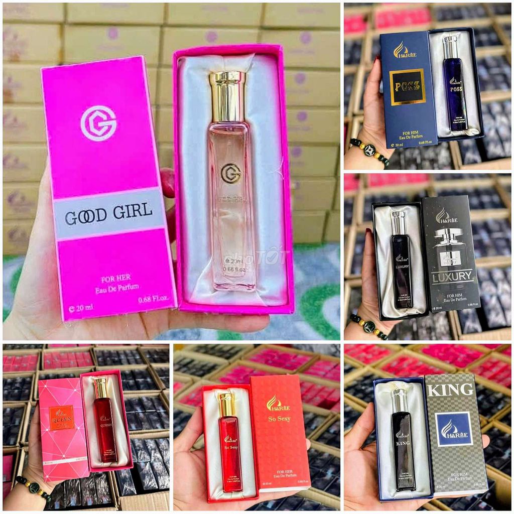 NƯỚC HOA CHARME 20ML NAM NỮ GOOD GIRL QUEEN KING