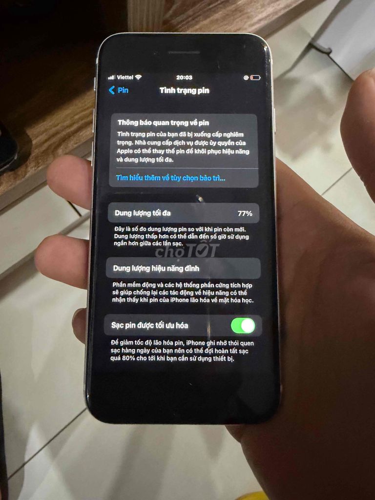 iPhone SE carplay, jaiblack trọn đời. Mua bán Điện thoại tại Quận Bắc Từ Liêm Hà Nội được đăng bởi trinh van thuan hình 1
