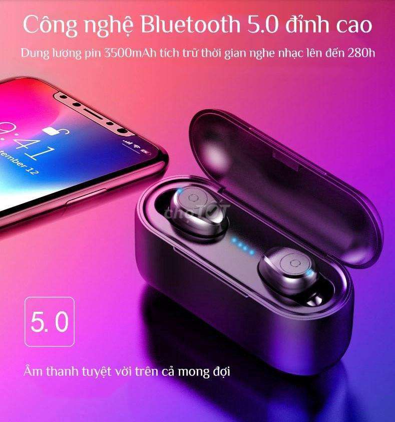 Tai nghe Bluetooth Amoi F9 5.0 Đen. Mua bán Thiết bị đeo thông minh tại Quận Gò Vấp Tp Hồ Chí Minh được đăng bởi Blue Home Gia Dụng Giá Sỉ Toàn Quốc hình 1