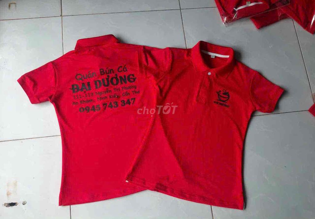 Áo đồng phục Nam nữ Đỏ. Mua bán Quần áo tại Quận Ninh Kiều Cần Thơ được đăng bởi Tiêu Thúy Huyền hình 1