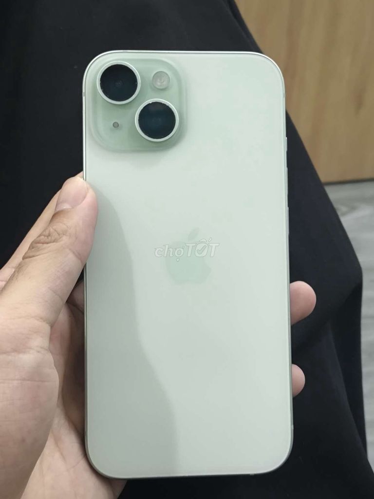 iPhone 15 Xanh 128GB Lock sim ghép zin full cn. Mua bán Điện thoại tại Quận Bình Thạnh Tp Hồ Chí Minh được đăng bởi DKSV hình 1