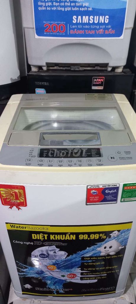 Máy giặt LG 8kg cửa trước. Mua bán Máy giặt tại Thành phố Trà Vinh Trà Vinh được đăng bởi ĐIỆN GIA DỤNG GIÁ RẺ hình 1
