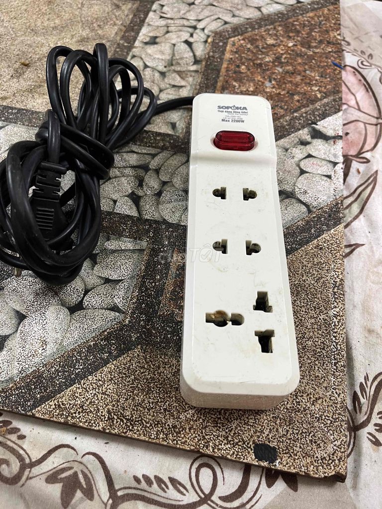 Ổ cắm điện Sopoka Trắng 2200W chịu nhiệt. Mua bán Nội thất, đồ gia dụng khác tại Quận Hoàng Mai Hà Nội được đăng bởi Kairiyeudau hình 1