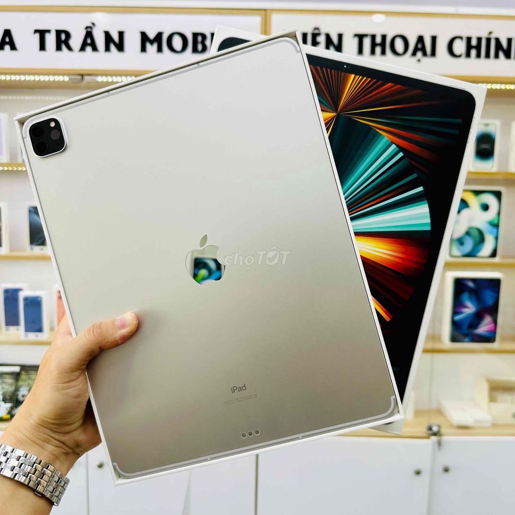 🍎IPAD PRO M1 128GB 12.9INCH WIFI-SIM5G FULBOX P97%. Mua bán Máy tính bảng tại Quận Ninh Kiều Cần Thơ được đăng bởi Nghĩa Trần Mobile hình 1