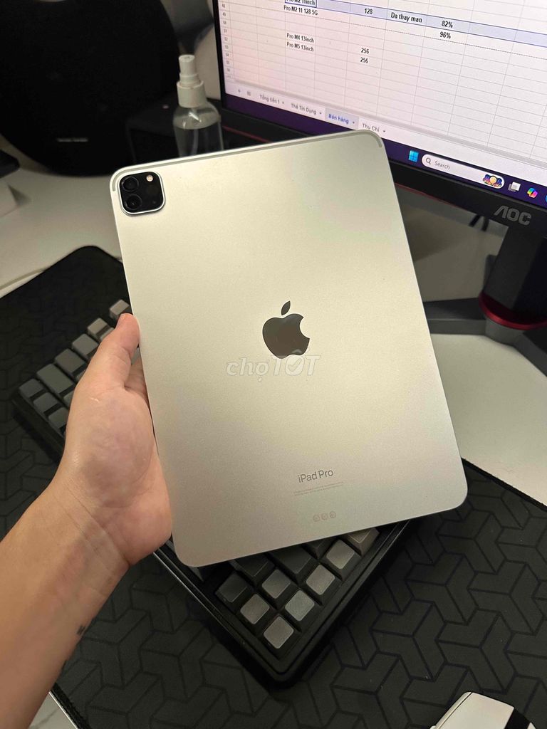 iPad Pro M2 11" 128Gb Wifi hàng thu cũ của khách. Mua bán Máy tính bảng tại Quận Ba Đình Hà Nội được đăng bởi Le Nguyen Duc Anh hình 1