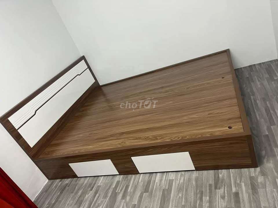 giường gô mdf. gia sieu rẻ