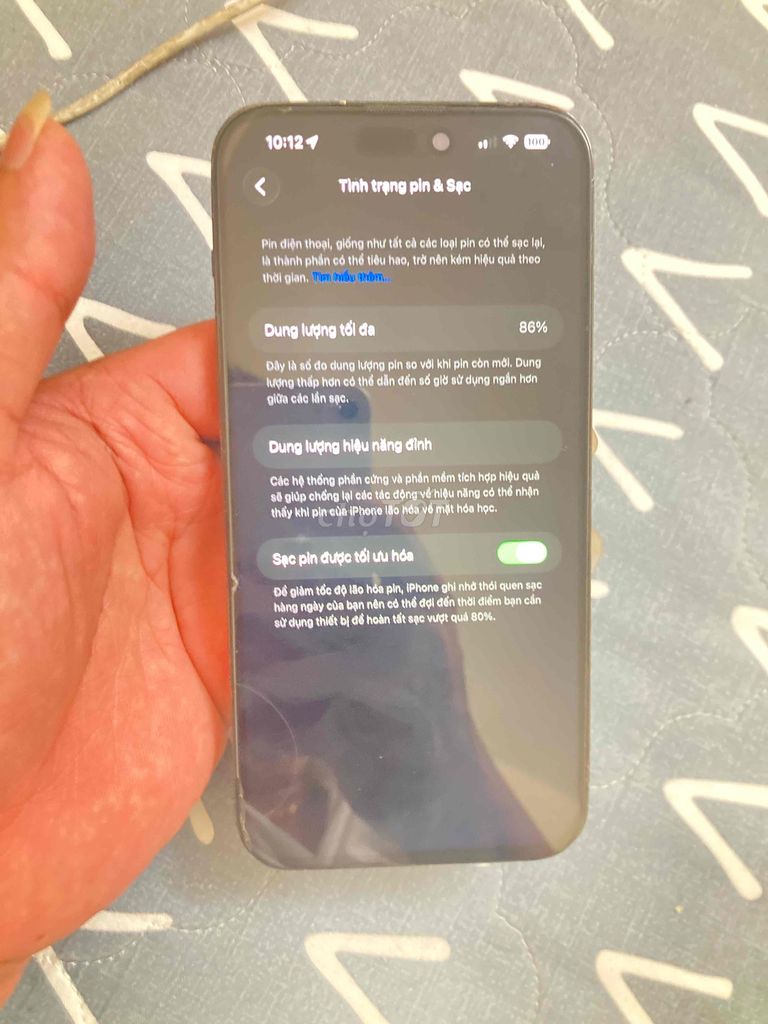 iPhone 14 Pro Max 128GB Xám Đã dùng. Mua bán Điện thoại tại Thị xã Duy Tiên Hà Nam được đăng bởi Ha Bin hình 1