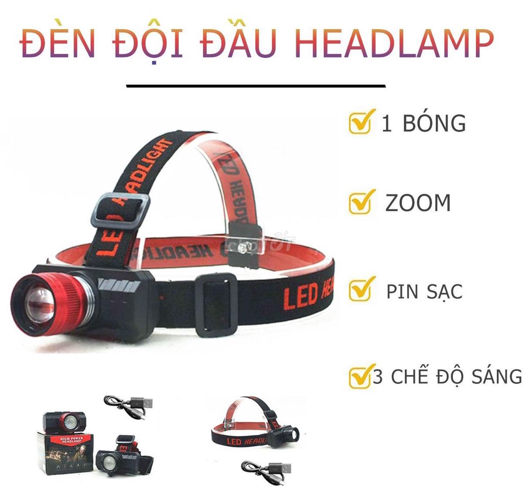 Đèn Pin Đội Đầu Full Mẫu Các Loại Xịn Đẹp. Mua bán Đèn tại Thành phố Biên Hòa Đồng Nai được đăng bởi Phạm Quỳnh hình 1