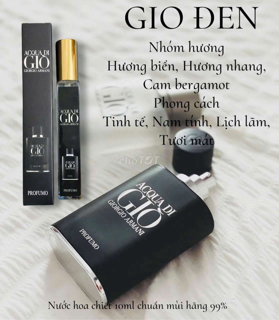 10ML CHAI CHIẾT LIKE AUTH CHUẨN MÙI HÃNG 99%