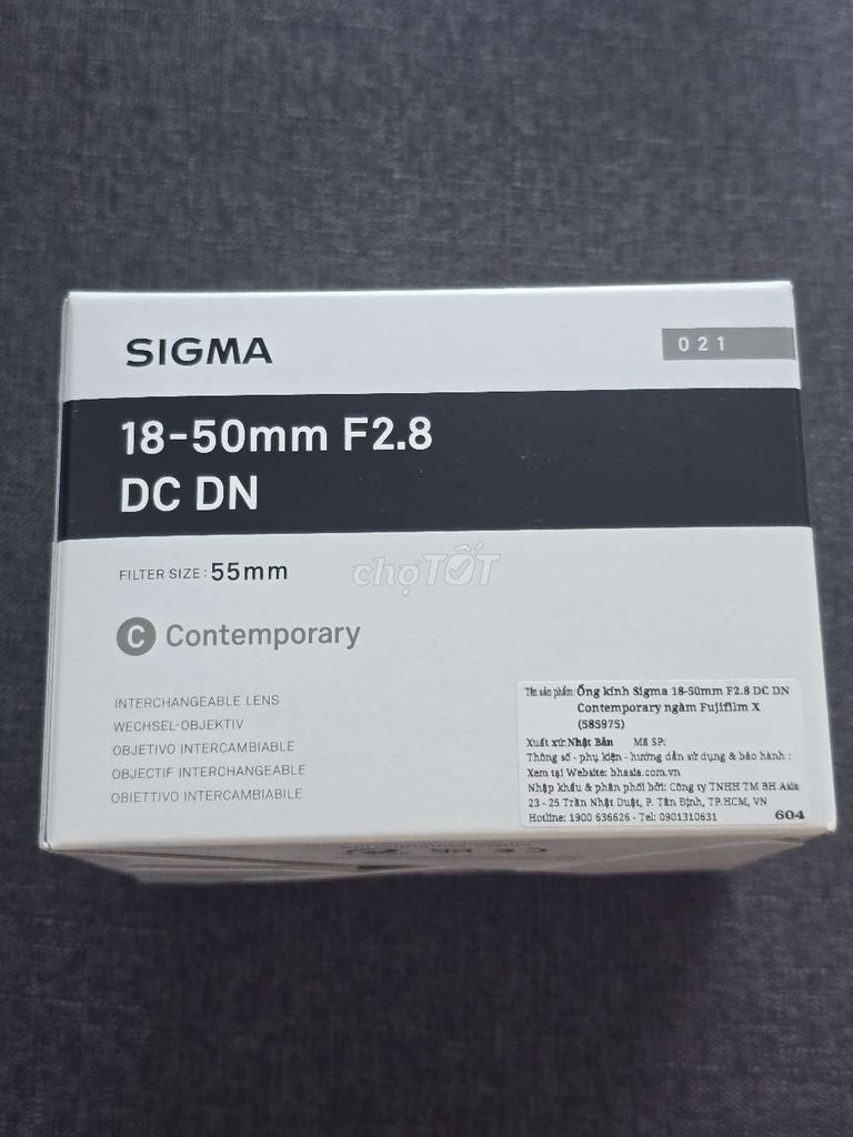 Ống kính Sigma 18-50mm F2.8 DC DN Fujifilm X. Mua bán Máy ảnh, Máy quay tại Quận 7 Tp Hồ Chí Minh được đăng bởi Anh Nguyễn hình 1