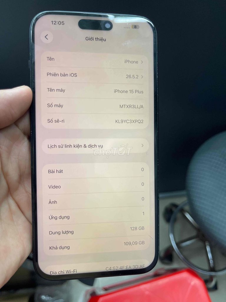 iPhone 15 Plus 128GB Đen Đã qua sử dụng. Mua bán Điện thoại tại Quận 6 Tp Hồ Chí Minh được đăng bởi Việt hình 1