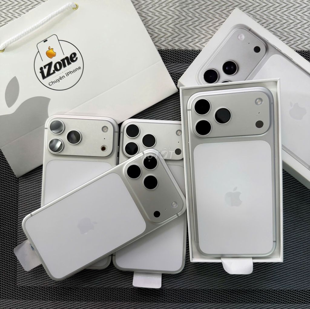 iPhone 17 Pro Max 256GB Bạc newseal. Mua bán Điện thoại tại Quận Thanh Khê Đà Nẵng được đăng bởi iZone Chuyên iPhone Đà Nẵng hình 1