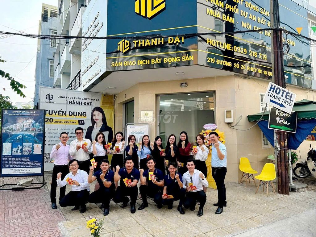 TUYỂN NHÂN VIÊN KINH DOANH KHÔNG CẦN KINH NGHIỆM. Việc làm tại Quận 6 Tp Hồ Chí Minh được đăng bởi CÔNG TY CỔ PHẦN ĐẦU TƯ ĐỊA ỐC THÀNH ĐẠT hình 3