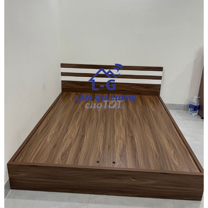 giường gỗ mdf- gỗ đẹp hàng bền