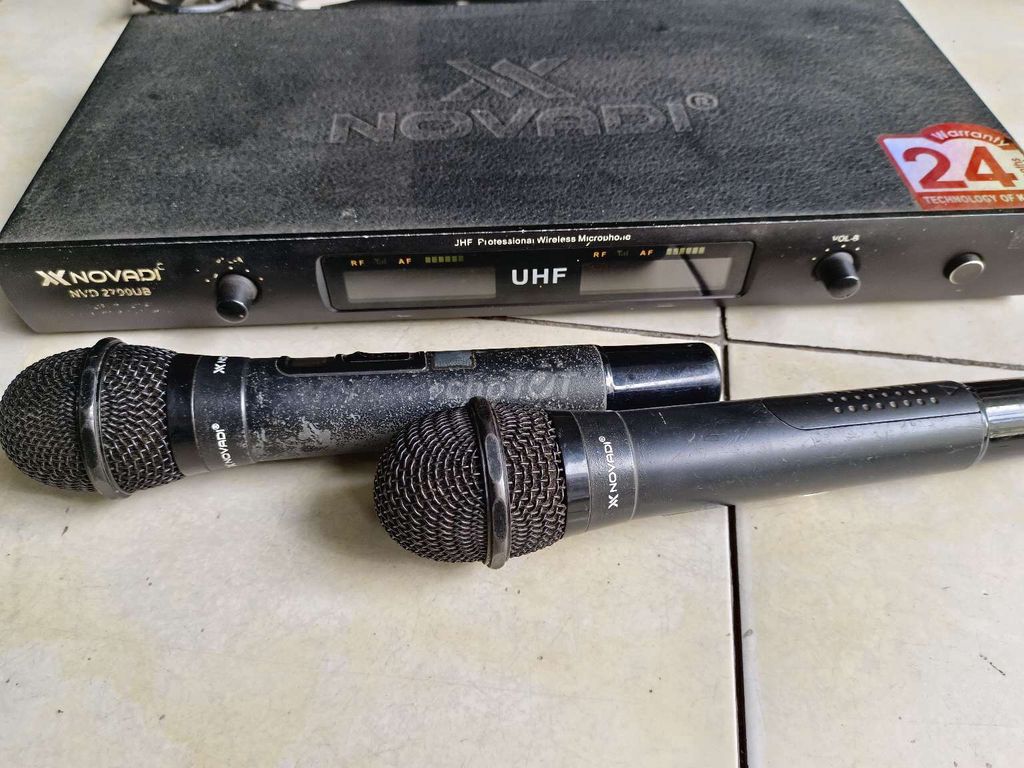 Micro không dây Novadi NVD 2700UB Đen. Mua bán Tivi, Âm thanh tại Huyện Hóc Môn Tp Hồ Chí Minh được đăng bởi Nguyễn Khang hình 1