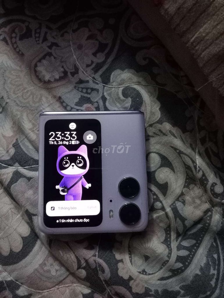 Oppo Find N2 Flip Tím Hư màn trong. Mua bán Điện thoại tại Huyện Nhơn Trạch Đồng Nai được đăng bởi Nguyễn Đức  hình 1