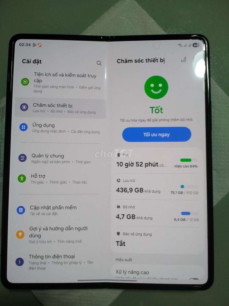Samsung Galaxy Z Fold 3 512GB Đen. Mua bán Điện thoại tại Quận 7 Tp Hồ Chí Minh được đăng bởi Huỳnh Như hình 1