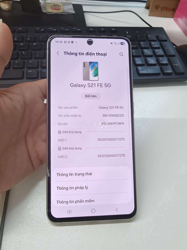 Samsung Galaxy S21 FE 5G 2 SIM. Mua bán Điện thoại tại Quận 7 Tp Hồ Chí Minh được đăng bởi Tran Quý hình 1