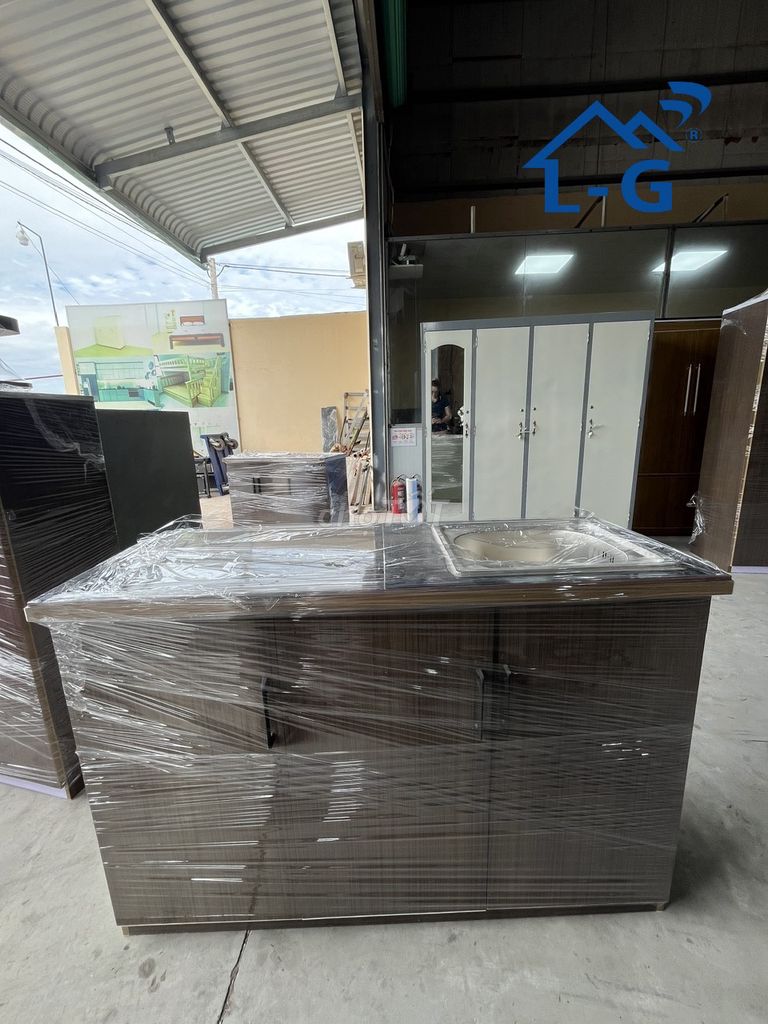 Tủ bếp Nhựa Nâu Hiện đại . Mua bán Nội thất, đồ gia dụng khác tại Thành phố Thuận An Bình Dương được đăng bởi Tủ nhựa Bình Dương hình 1