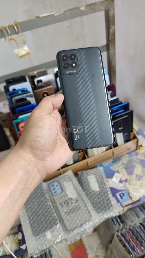 Realme Narzo 50, ram 8gb, 128gb. Mua bán Điện thoại tại Quận Gò Vấp Tp Hồ Chí Minh được đăng bởi A LONG   nhận thanh toán THẺ TÍN DỤNG hình 1