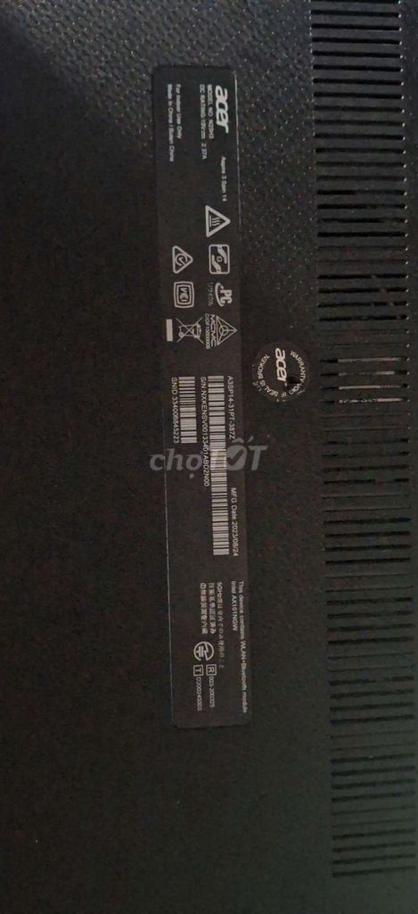 laptop Acer Aspire 3 Spin 14 Cảm ứng xoay 360 màn. Mua bán Laptop tại Quận Hoàng Mai Hà Nội được đăng bởi nguyễn hoàng hải nam hình 1