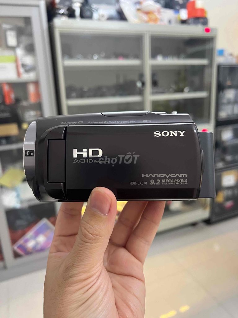 Máy Quay Sony CX670 Mới 99%