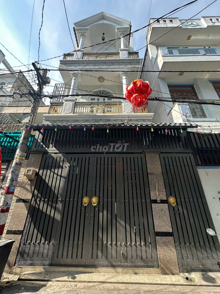 Nhà Phố 5m x 11m. Xây 3 Tầng Khu Nhà Phố Đường Hiệp Thành 13