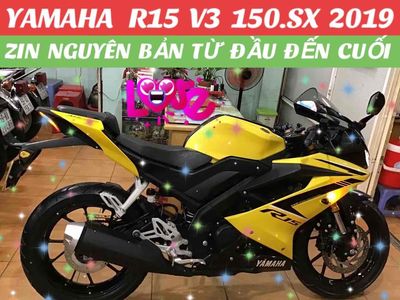 YAMAHA R15 V3 150.SX 2019.ODO 9K .ĐẦU NỒI,MÁY ZIN. Mua bán Xe máy tại Quận Phú Nhuận Tp Hồ Chí Minh được đăng bởi MOTO LUU THANH HAI  77A