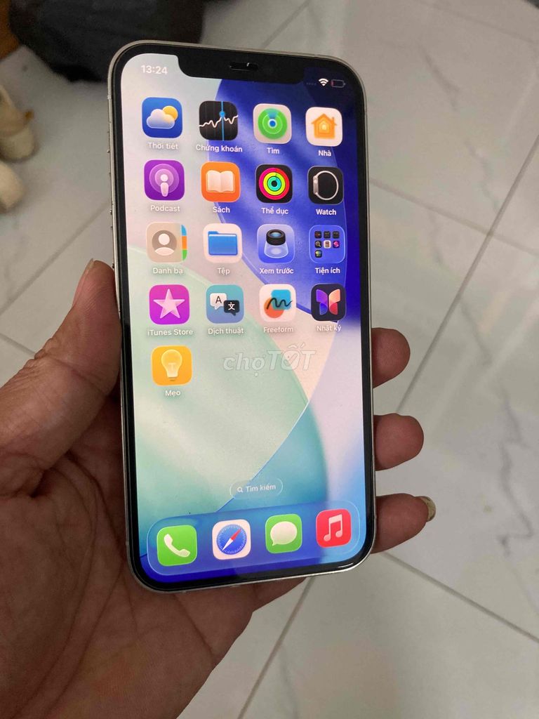 iPhone 12 Pro trắng bao góp nợ xấu. Mua bán Điện thoại tại Thành phố Cao Lãnh Đồng Tháp được đăng bởi DUYMOBILE hình 1