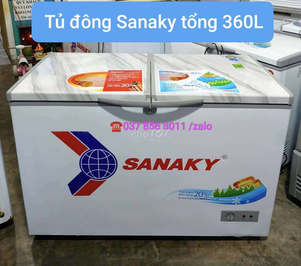 Tủ đông Sanaky 360L R600 Trắng. Mua bán Tủ lạnh tại Thành phố Nha Trang Khánh Hòa được đăng bởi Điện Lạnh Duy Quang Nha Trang   hình 1