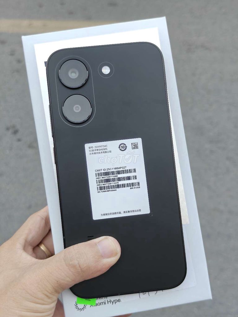 Xiaomi Redmi Turbo 5 12GB/512GB Đen. Mua bán Điện thoại tại Quận Bình Tân Tp Hồ Chí Minh được đăng bởi Anh Rin hình 1